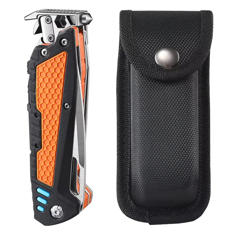 New Multifunctional Folding Tool Knife Outdoor Hiking Camping.