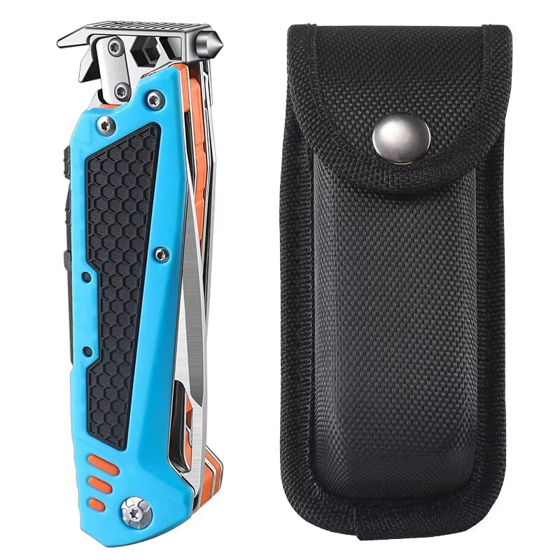 New Multifunctional Folding Tool Knife Outdoor Hiking Camping.