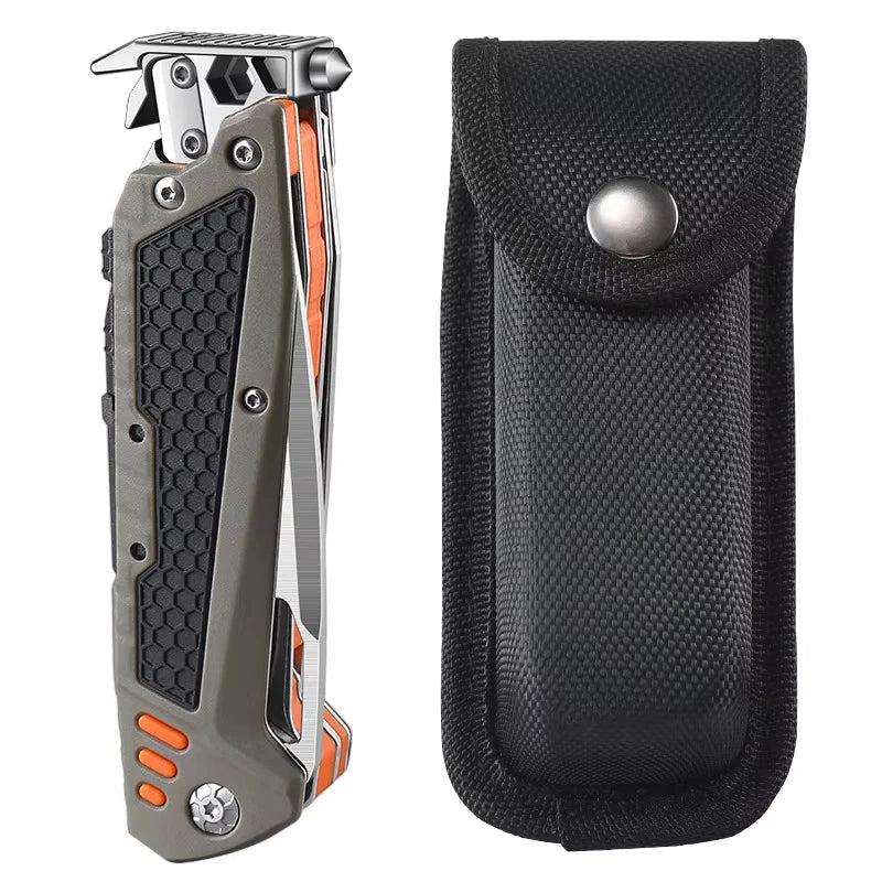 New Multifunctional Folding Tool Knife Outdoor Hiking Camping.