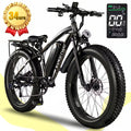 1500W Electric Bike 48V 15Ah Battery 26" 4.0 Fat Tire.