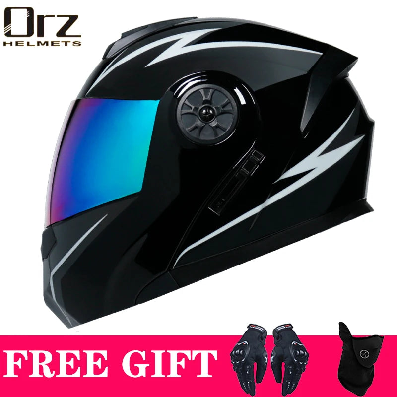 Latest DOT Approved Safety Modular Flip Motorcycle Helmet.