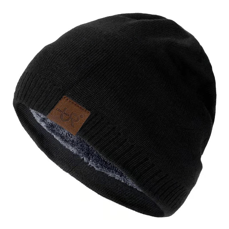 Unisex Winter Hats Solid Color Knitted Hats