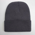 Solid Unisex Beanie Autumn Winter Wool Blends Hat