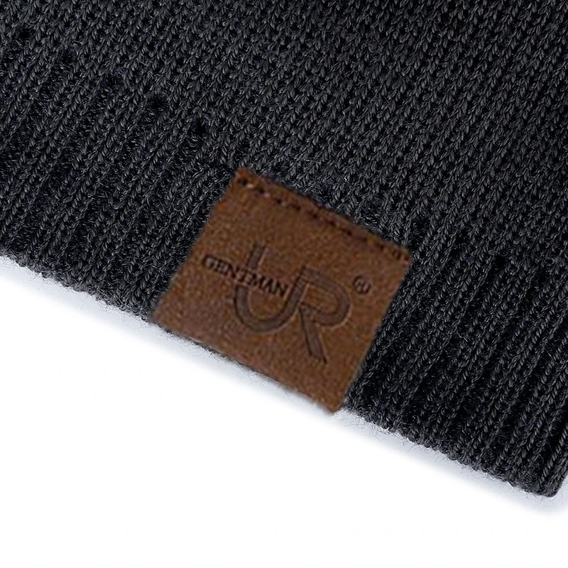 Unisex Winter Hats Solid Color Knitted Hats