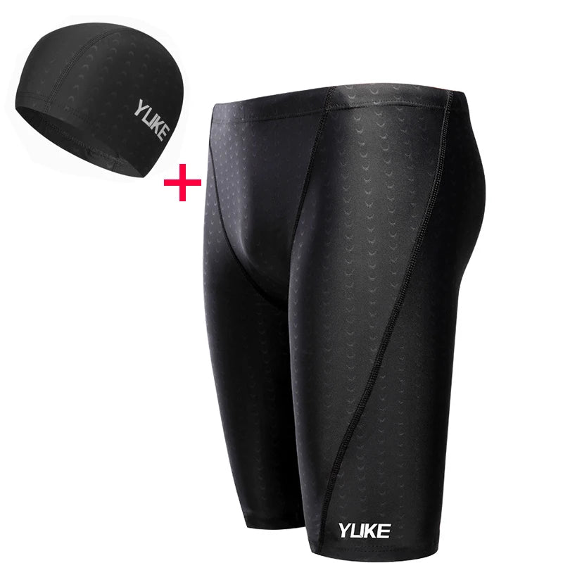 Men Swimming Shorts Waterproof Competition Swim.
