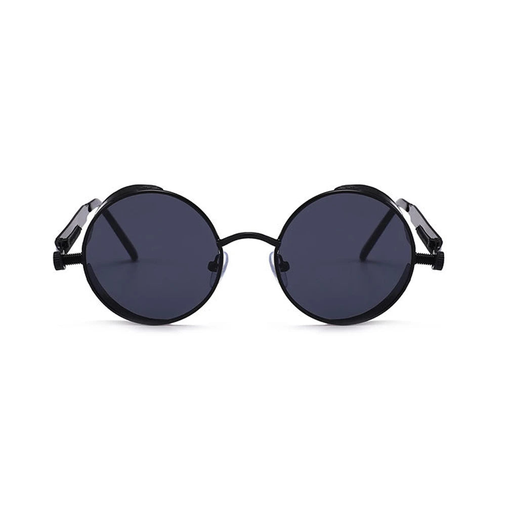 VIVIBEE Vintage Steampunk Red Sunglasses Men