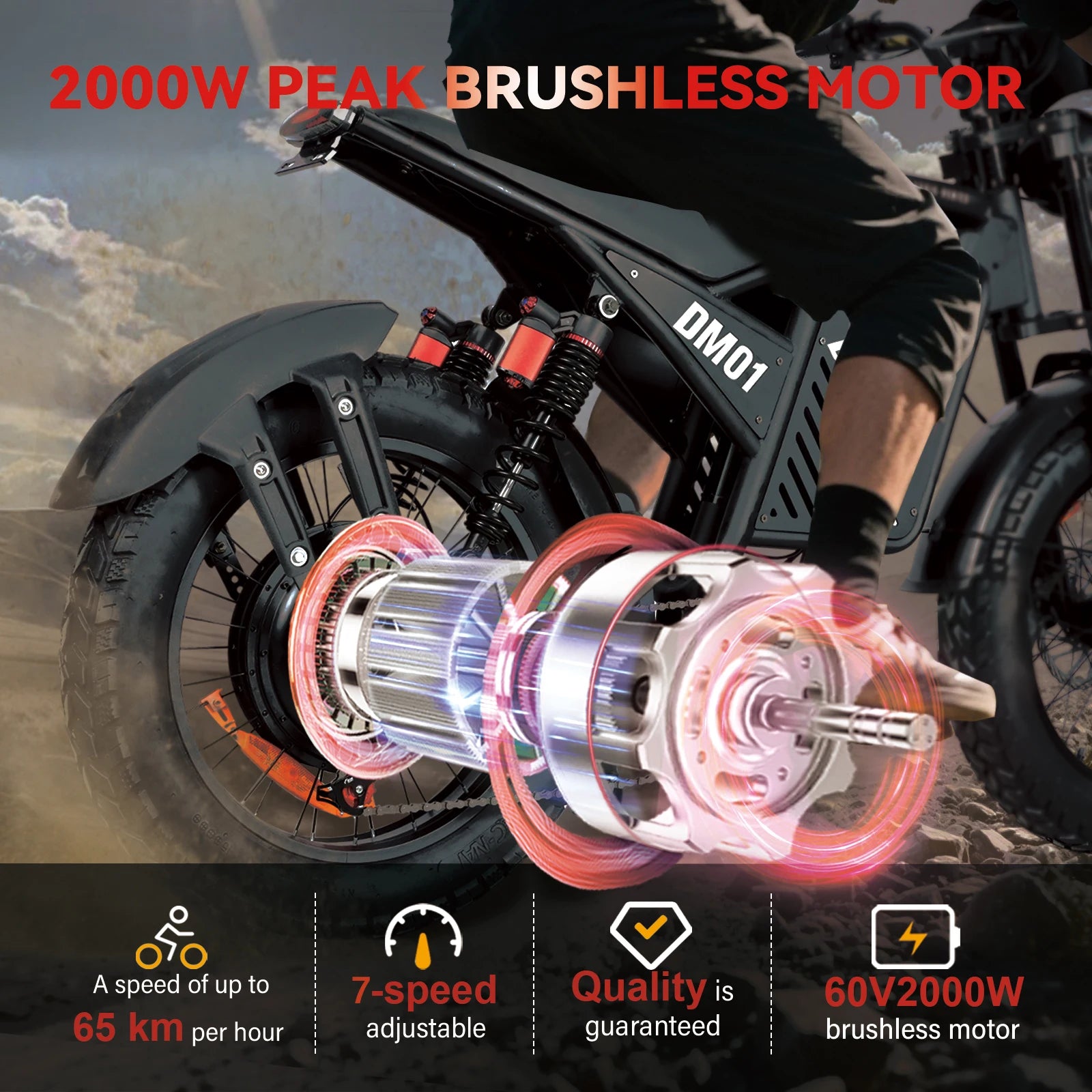 DM01 Motor Electric Bicycle.