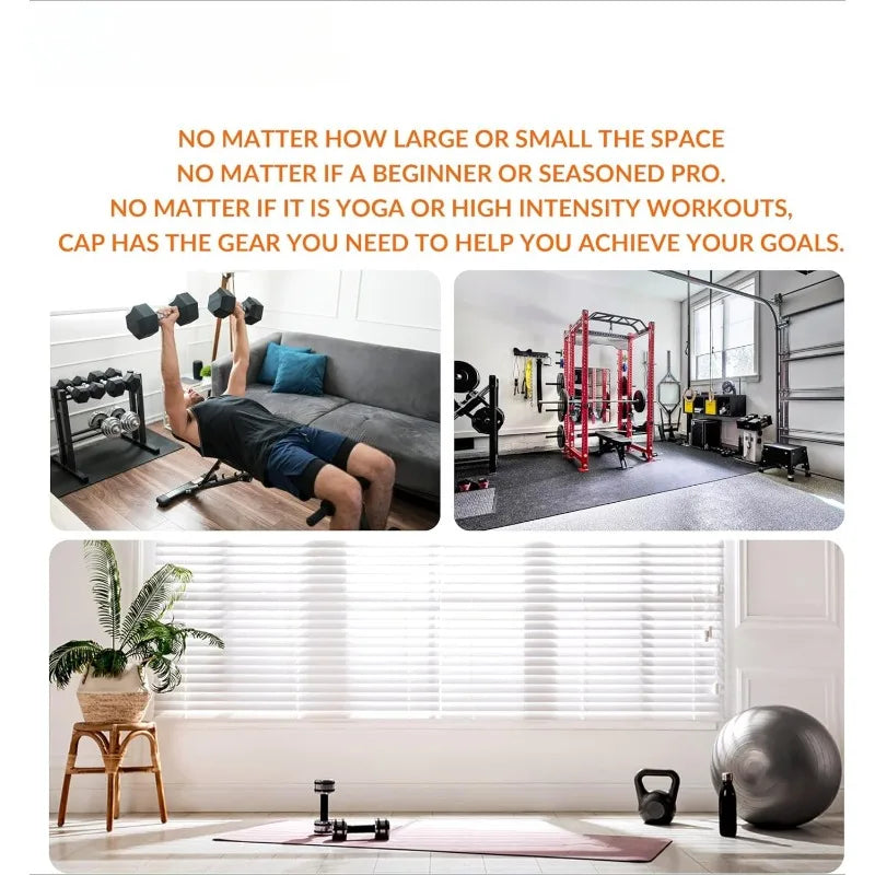 Barbell EZ Curl Bar Set with 50 LB Cement Grip Weights.