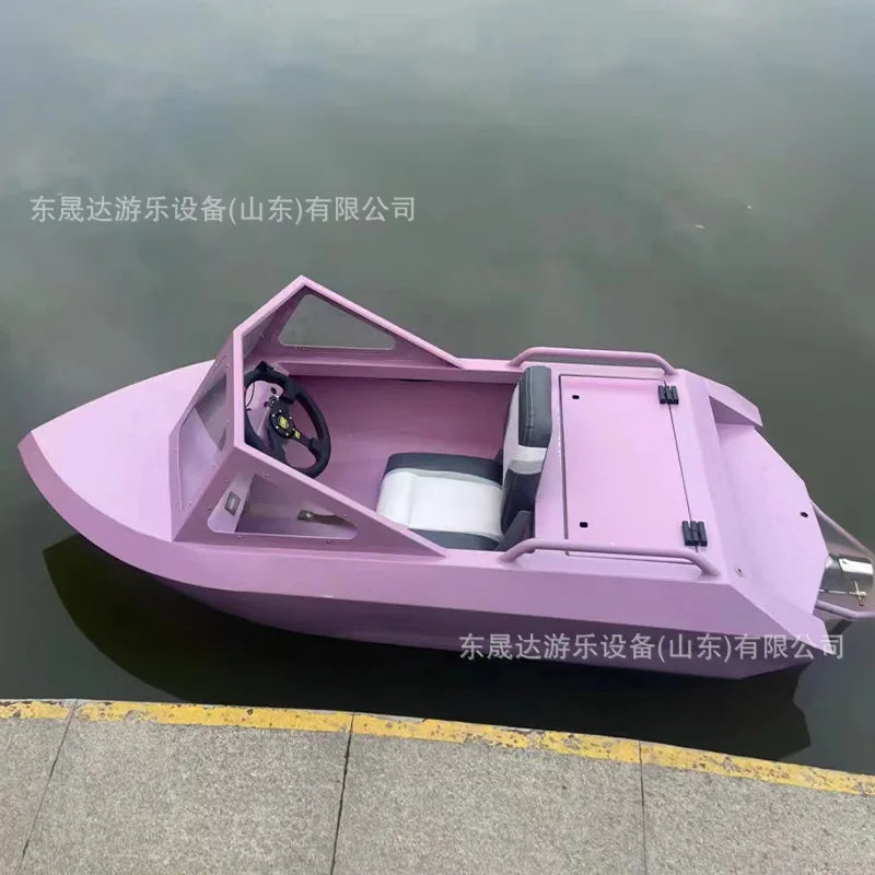 Mini go-kart electric jet ski, jet boat.