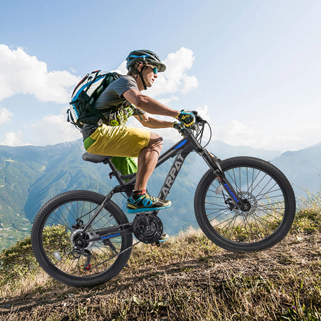 Dual Full Suspension Mountain Bike 24/26/27.5 Inch, Men's and Women.