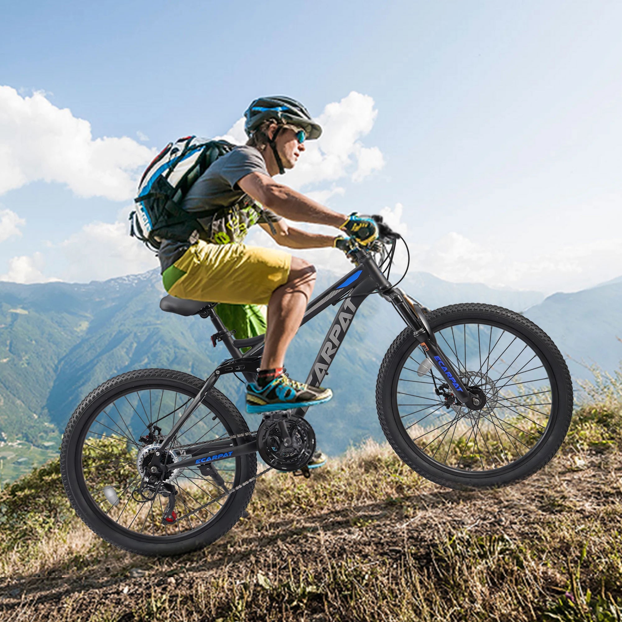 Dual Full Suspension Mountain Bike 24/26/27.5 Inch, Men's and Women.