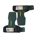 1 Pair 3-layers Cowhide Weightlifting Gloves.