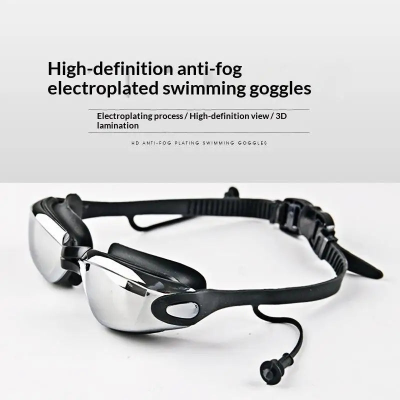 NEW High-definition Anti-fog Swimming Goggles Small Frame.