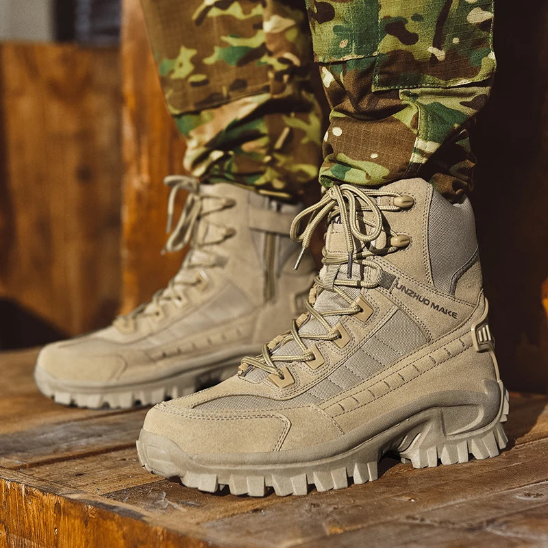Men's Desert Combat Boots Outdoor Non-Slip Tactical Boots