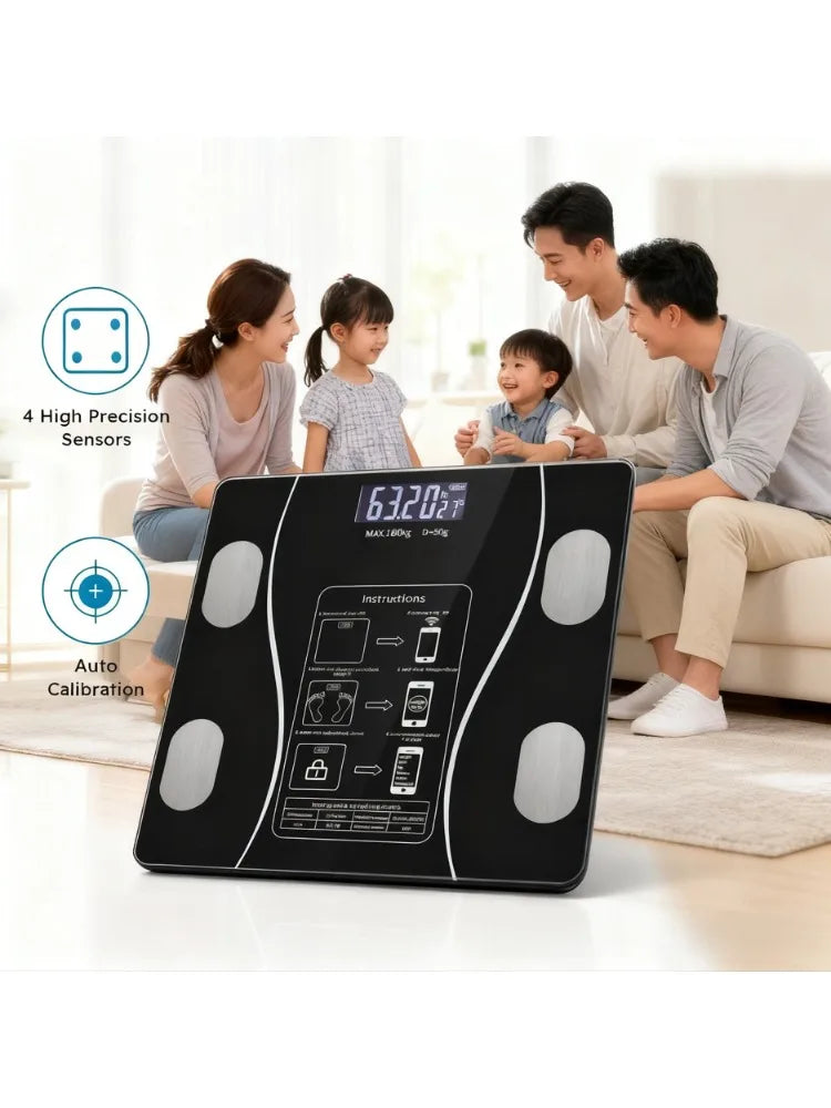 Latest USB Body Fat Scale Smart Accurate Household Fat Scale Adult Weight Scale.