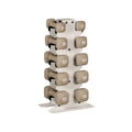 Tone Fitness Neoprene Dumbbell Set with Storage Rack.