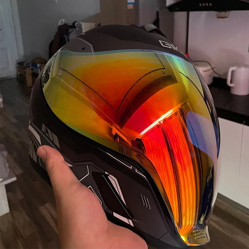 DOT 3C Certified Adult Modular Full Face Motorcycle Helmet.