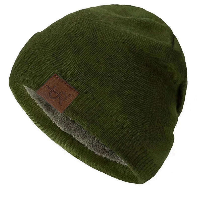 Unisex Winter Hats Solid Color Knitted Hats