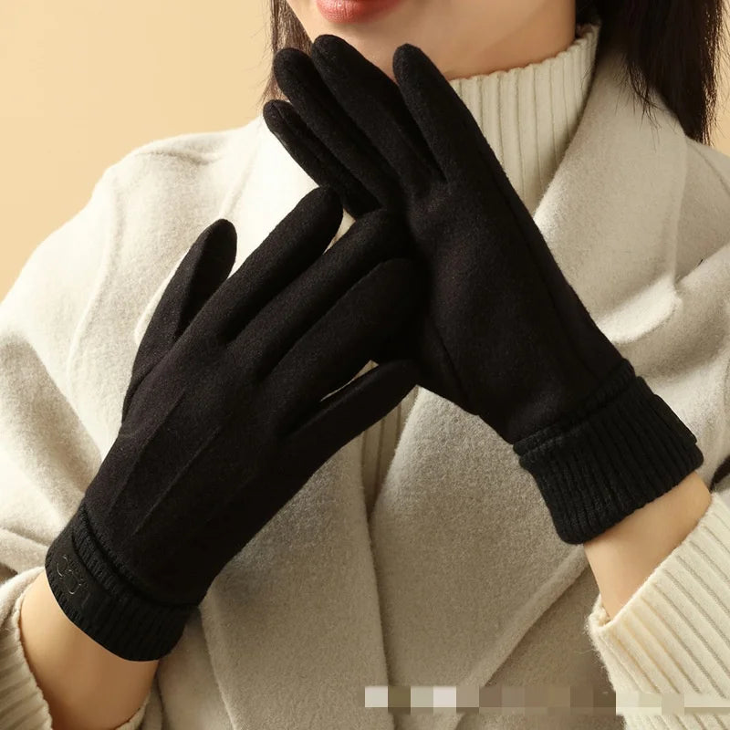 Winter Cashmere Gloves for Women Warm