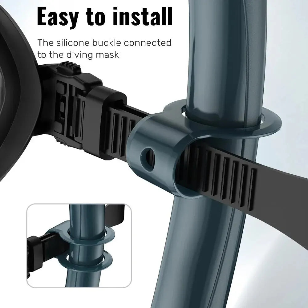 Soft Silicone Diving Snorkel.