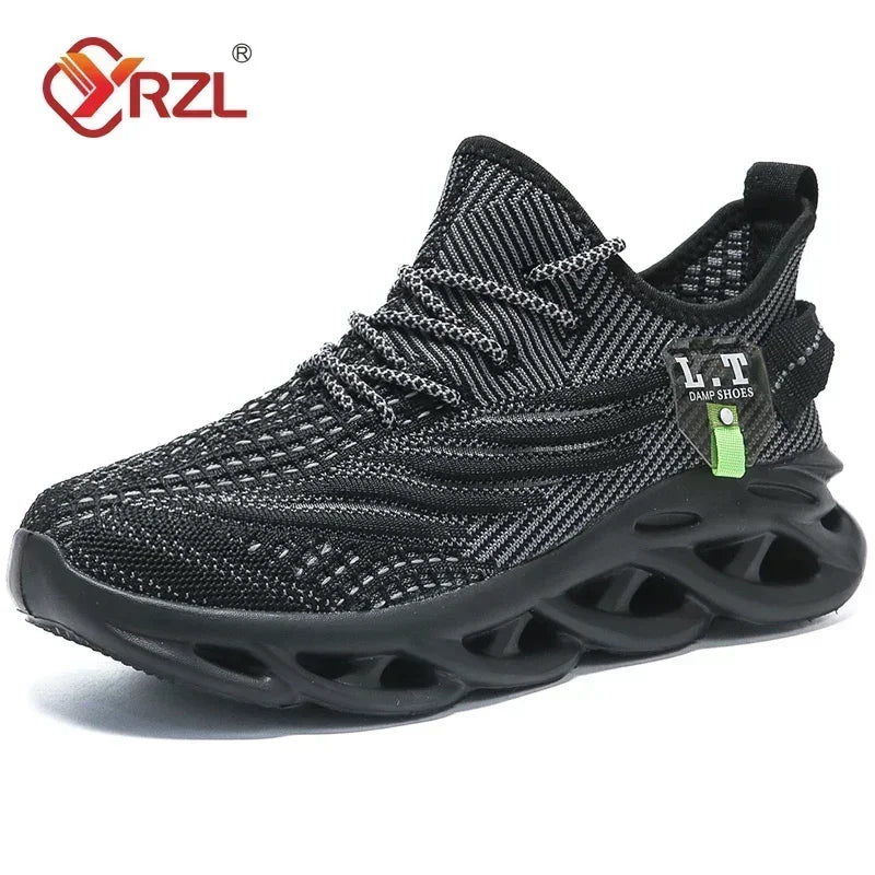 Men Sports Running Black Jogging Shoes Casual Sneakers Outdoor