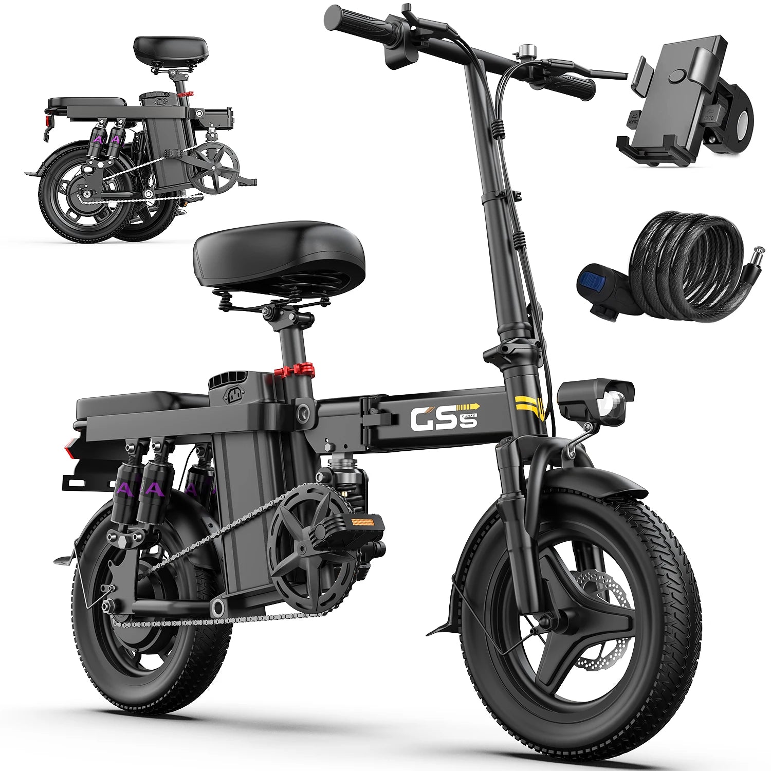 UPlee GS5 48V 15AH Battery EBike.