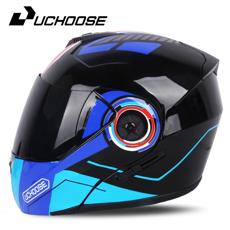 Unisex Racing Motobiker Flip Up Helmets.
