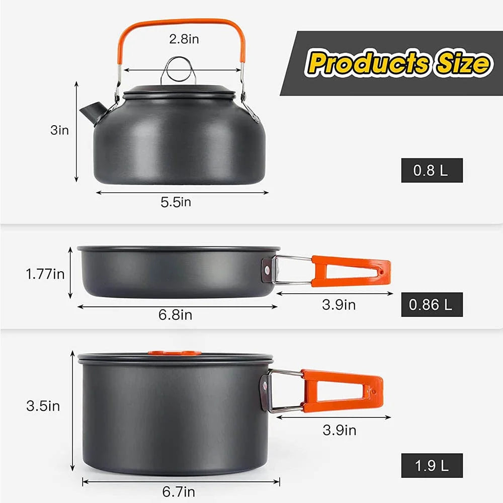 Camping Cooking Set Outdoor.