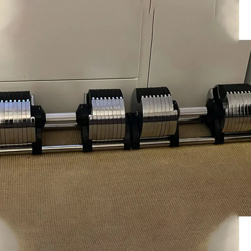 Chrome Adjustable Dumbbell.