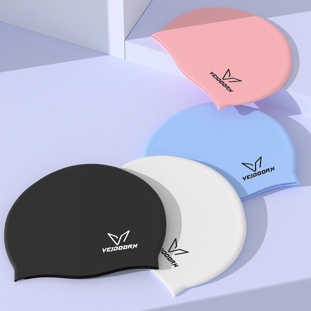 Waterproof Silicone Swim Cap Professional Adult.