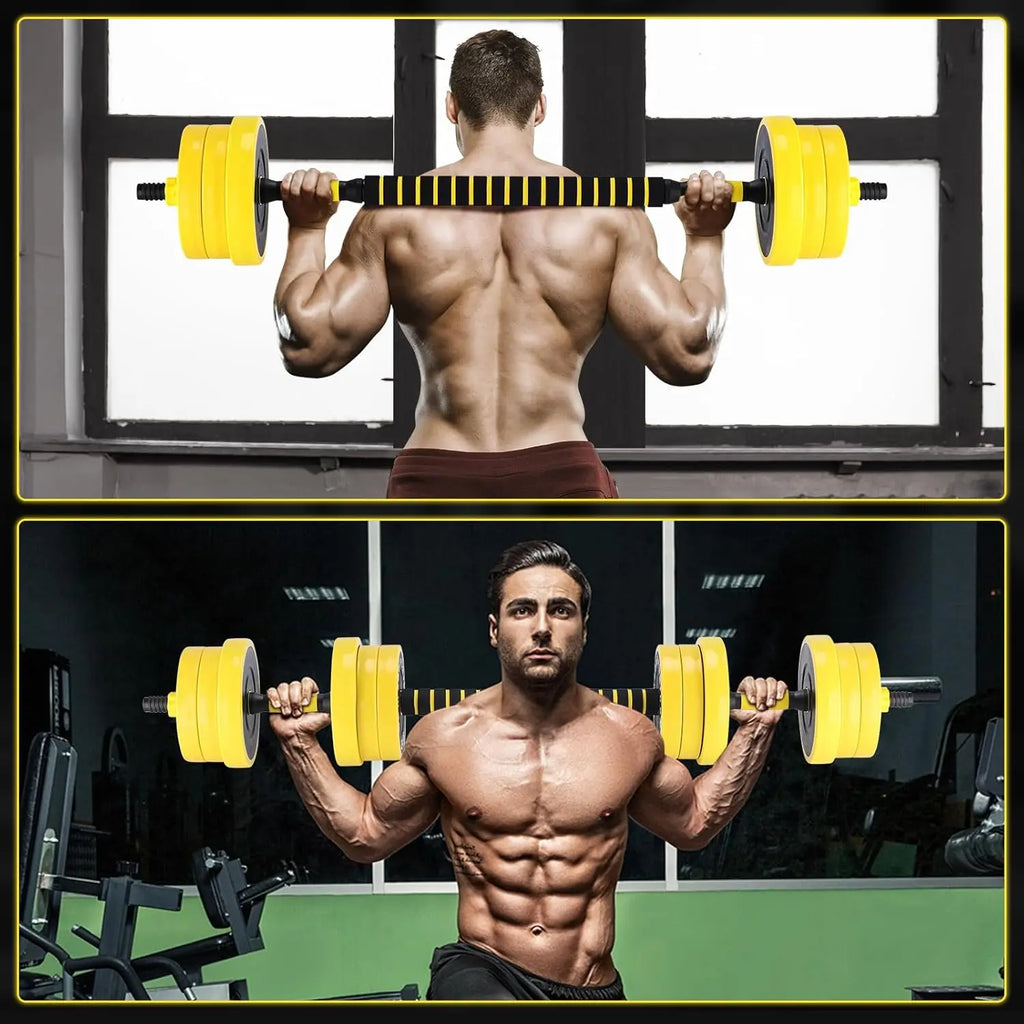2-In-1 Adjustable Dumbbell Set, 44 Lbs. Dumbbell Weights.
