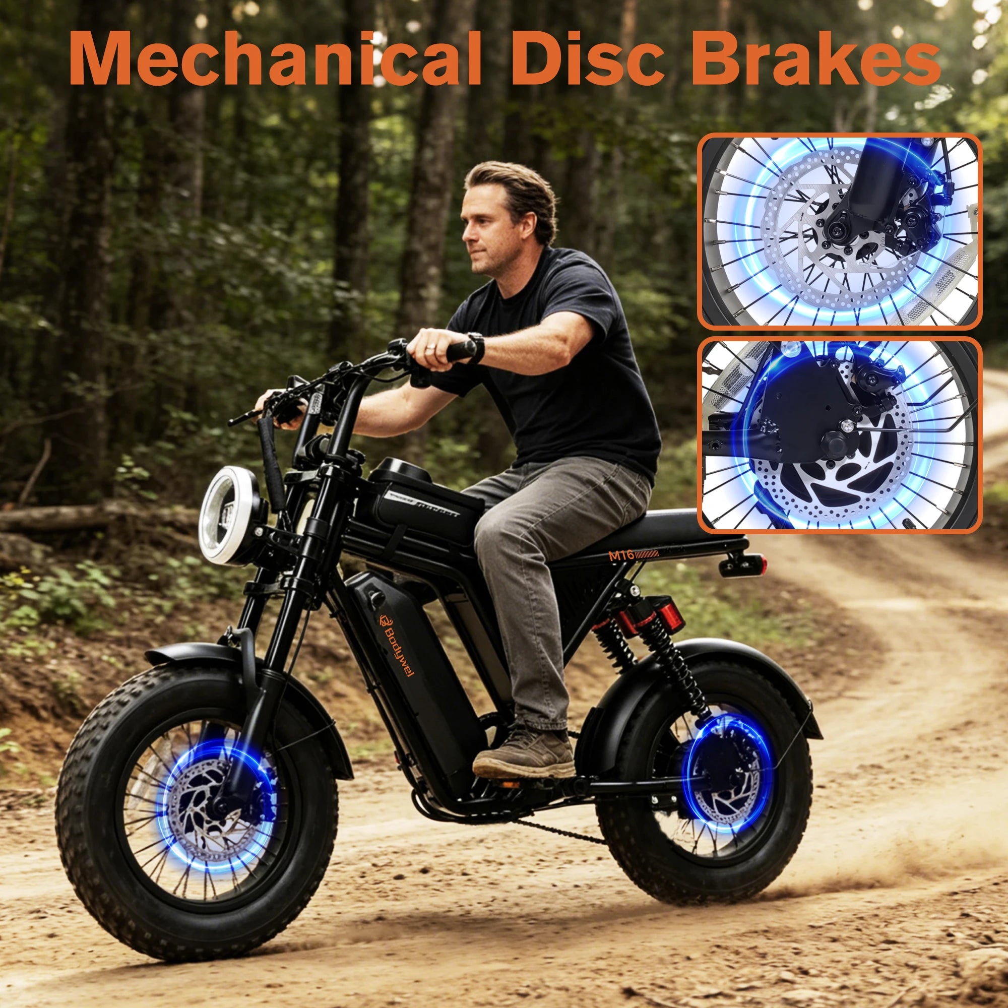 Bodywel M16 Fat Tire Electric Bike 16".