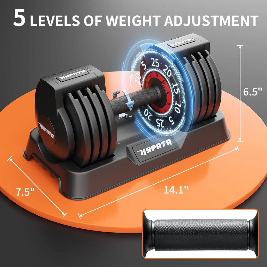 25/55 lbs Pair Adjustable Dumbbell Set.