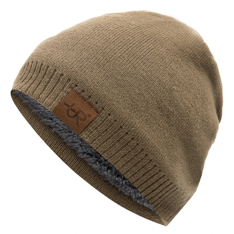 Unisex Winter Hats Solid Color Knitted Hats