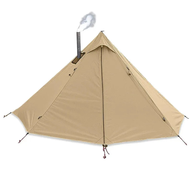 Camping Hot Tent with Chimney Window Outdoor.