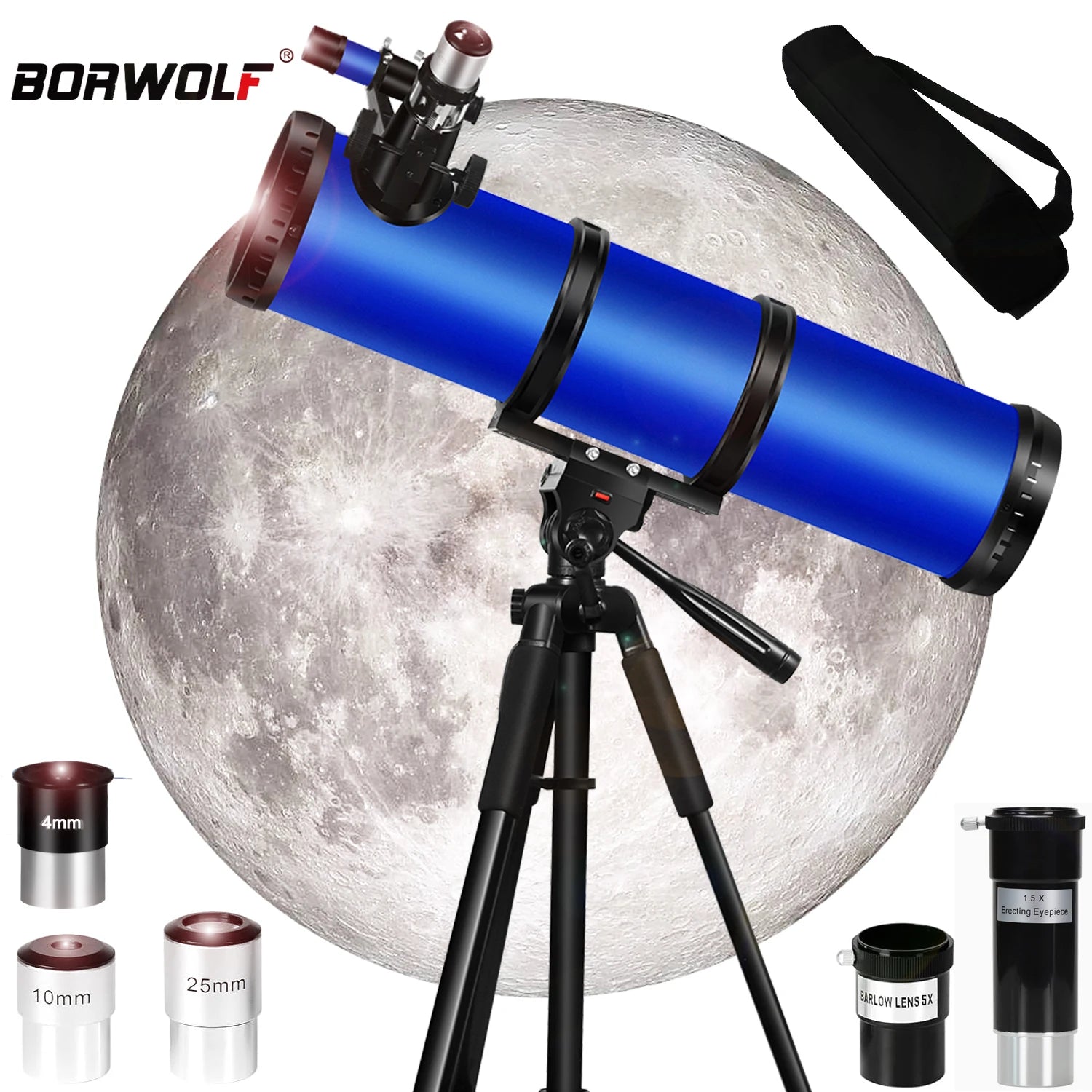 BORWOLF Reflective Astronomical Telescope.