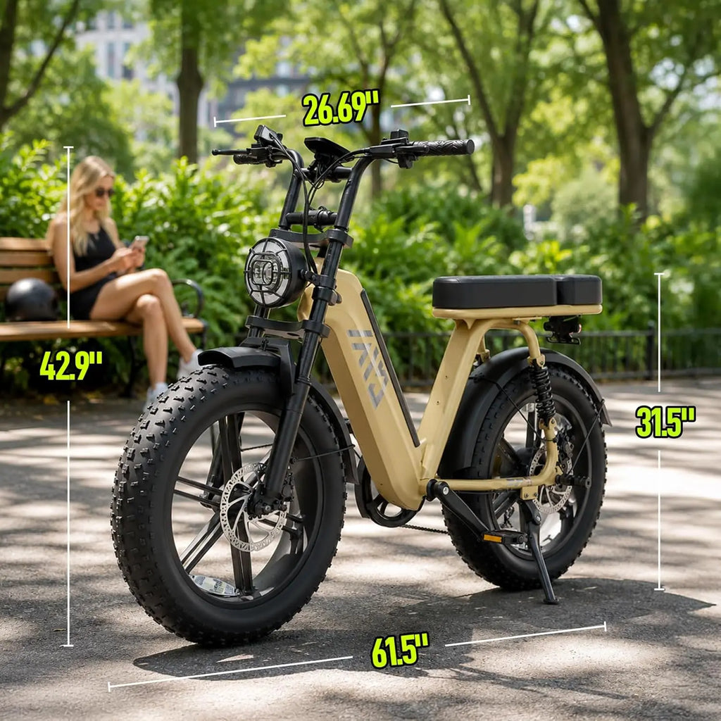 TST R00C 1500W Electric Bike, 48V 15Ah.