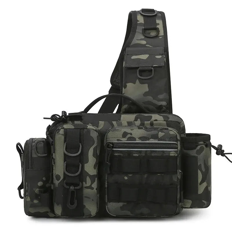 Fishing Tackle Backpack Lure Box Gear Storage Bag.