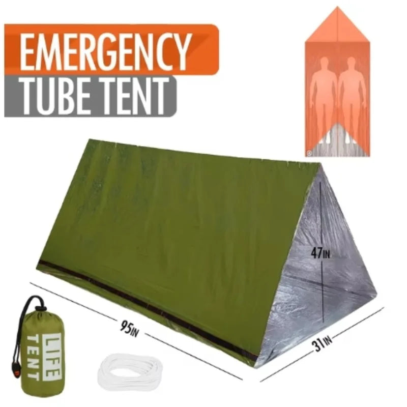 2 Person Emergency Tent Casa De Waterproof Camping.