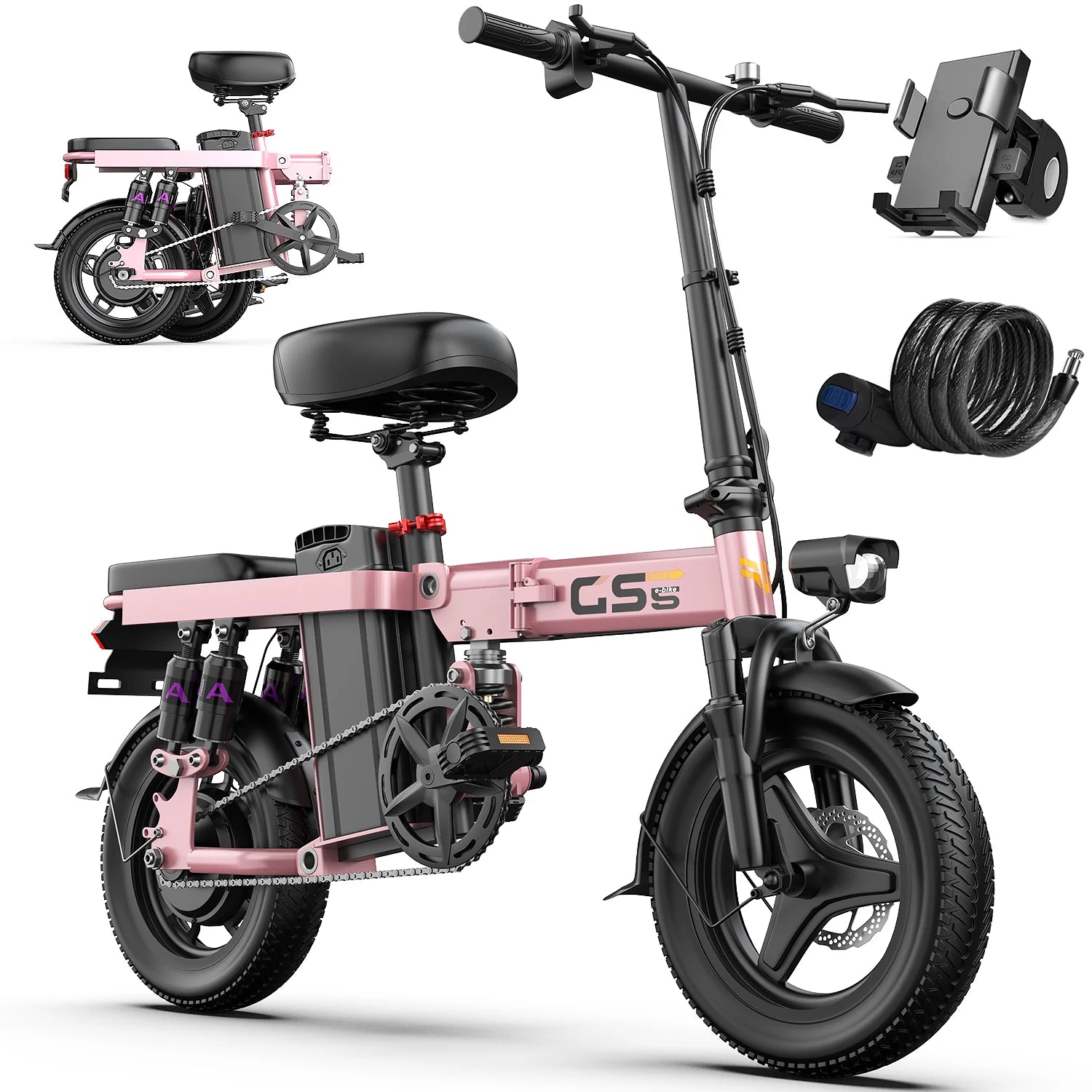 UPlee GS5 48V 15AH Battery EBike.