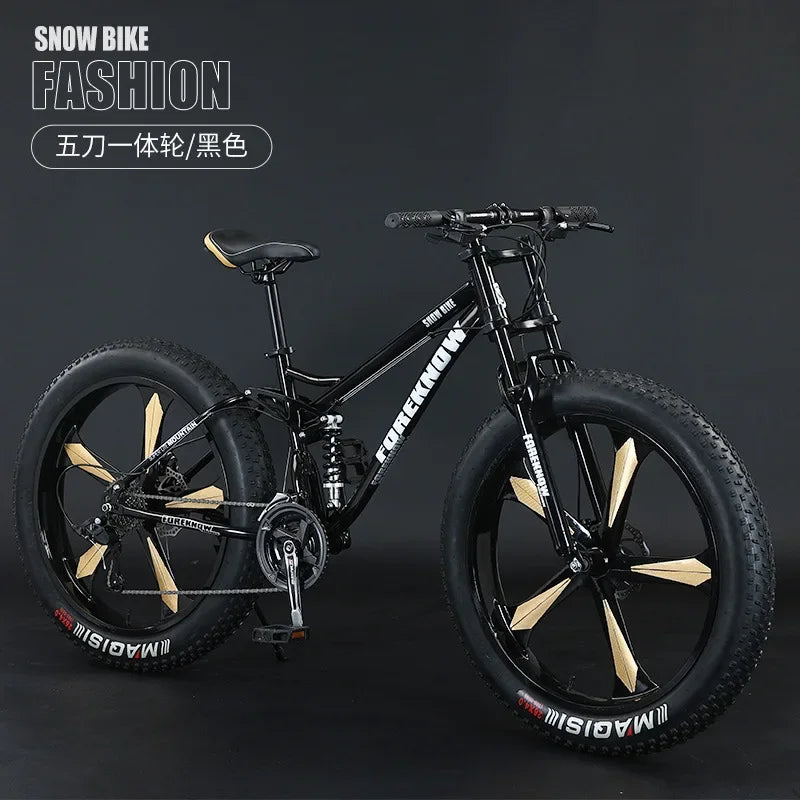 26inch Aluminum Alloy 4.0 Fat Bicycles Mountain Fat Bike.