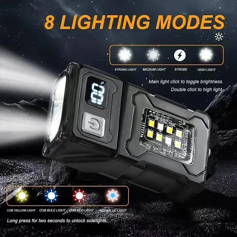 2/1Pcs Portable Flashlight.