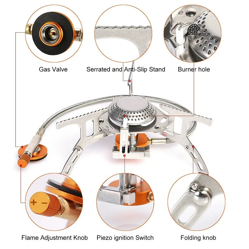 Camping Gas Stove Portable Folding Outdoor.