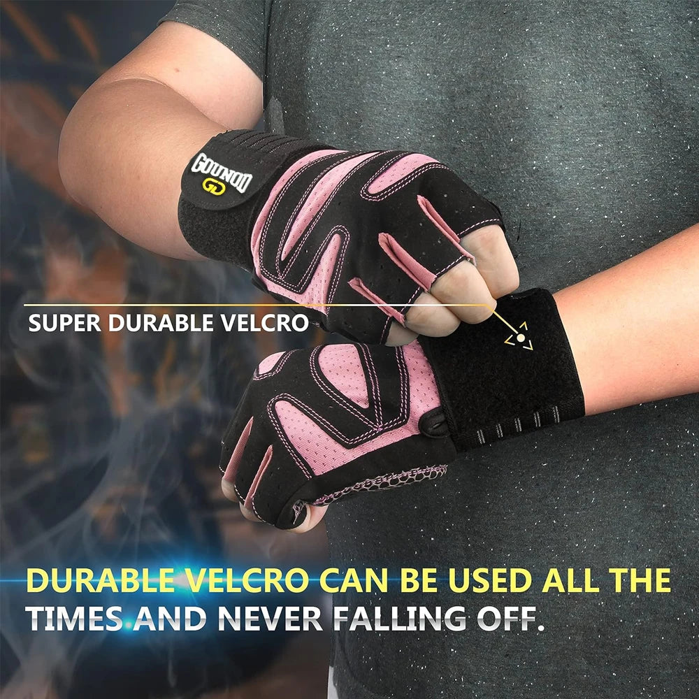 1Pair Workout Gloves for Men and Women.