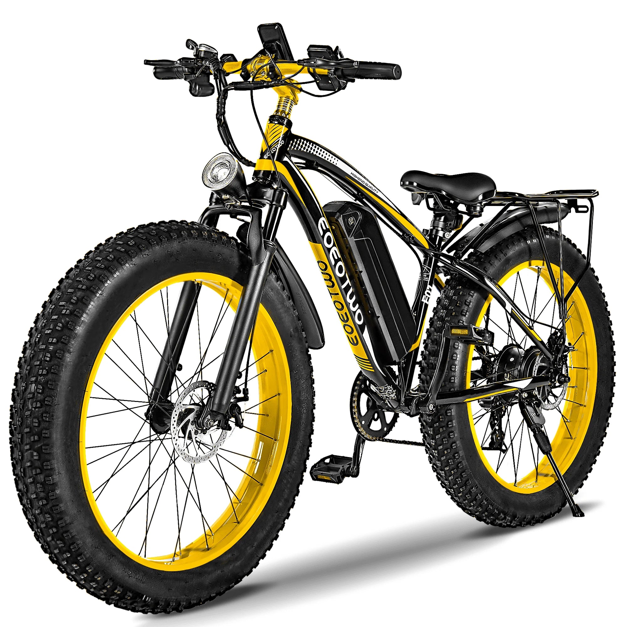 1500W Electric Bike 48V 15Ah Battery 26" 4.0 Fat Tire.
