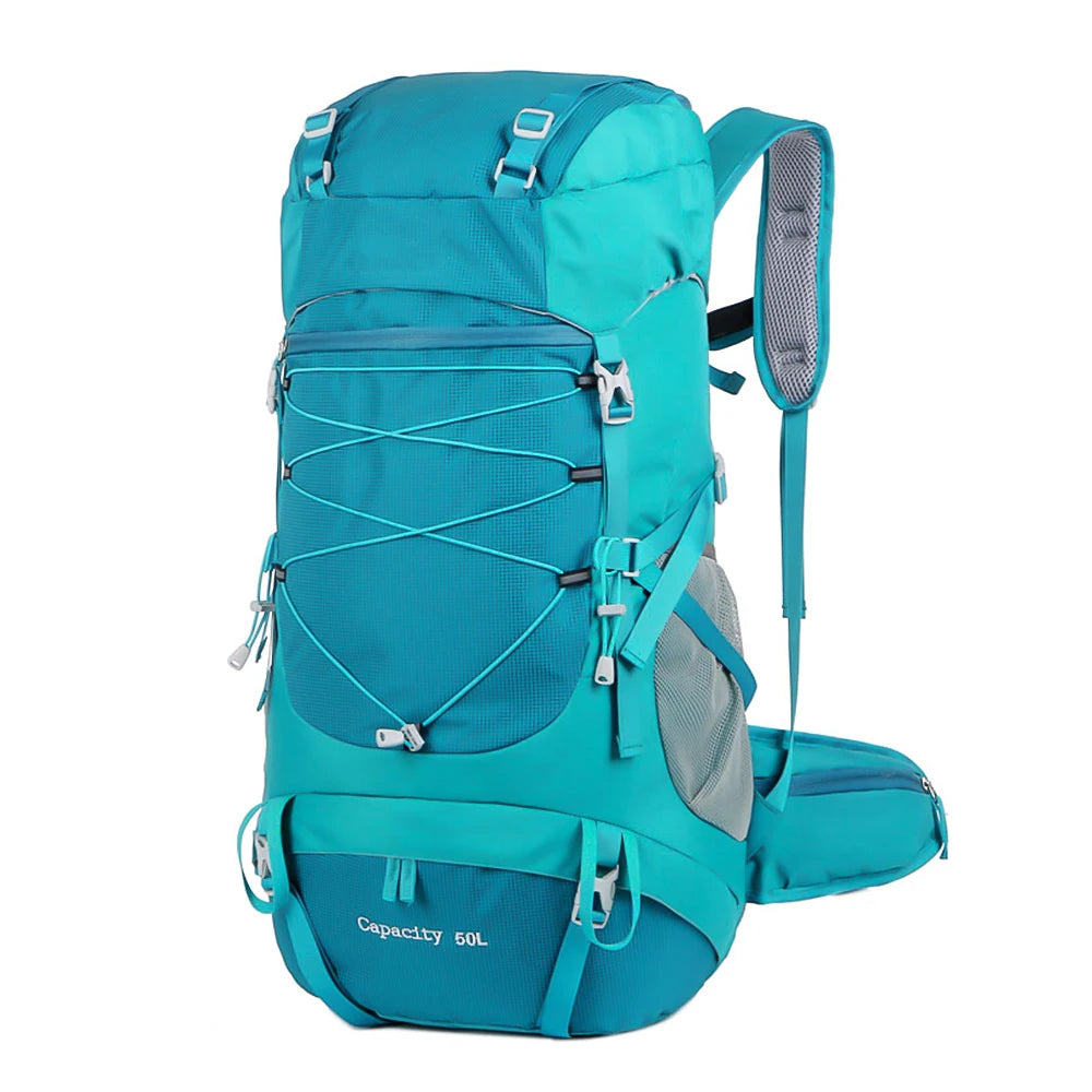 WESTTUNE 50L Hiking Backpack with Rain Cover.