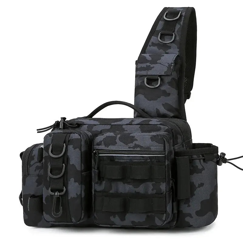 Fishing Tackle Backpack Lure Box Gear Storage Bag.