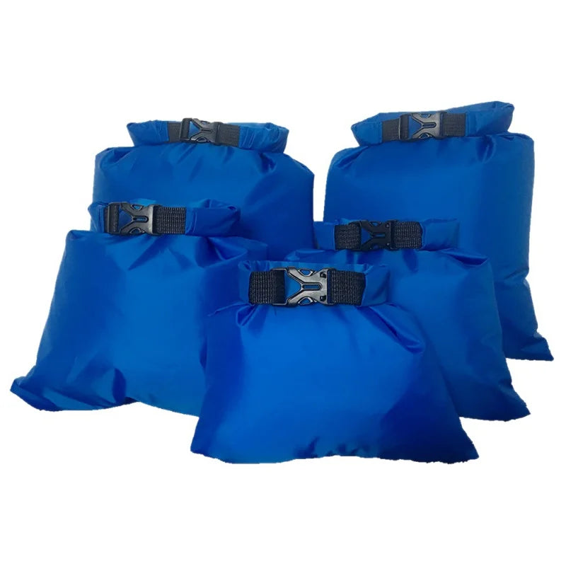 5pcs Waterproof Dry Bag for Camping Drifting Hiking, Swimming and Rafting.