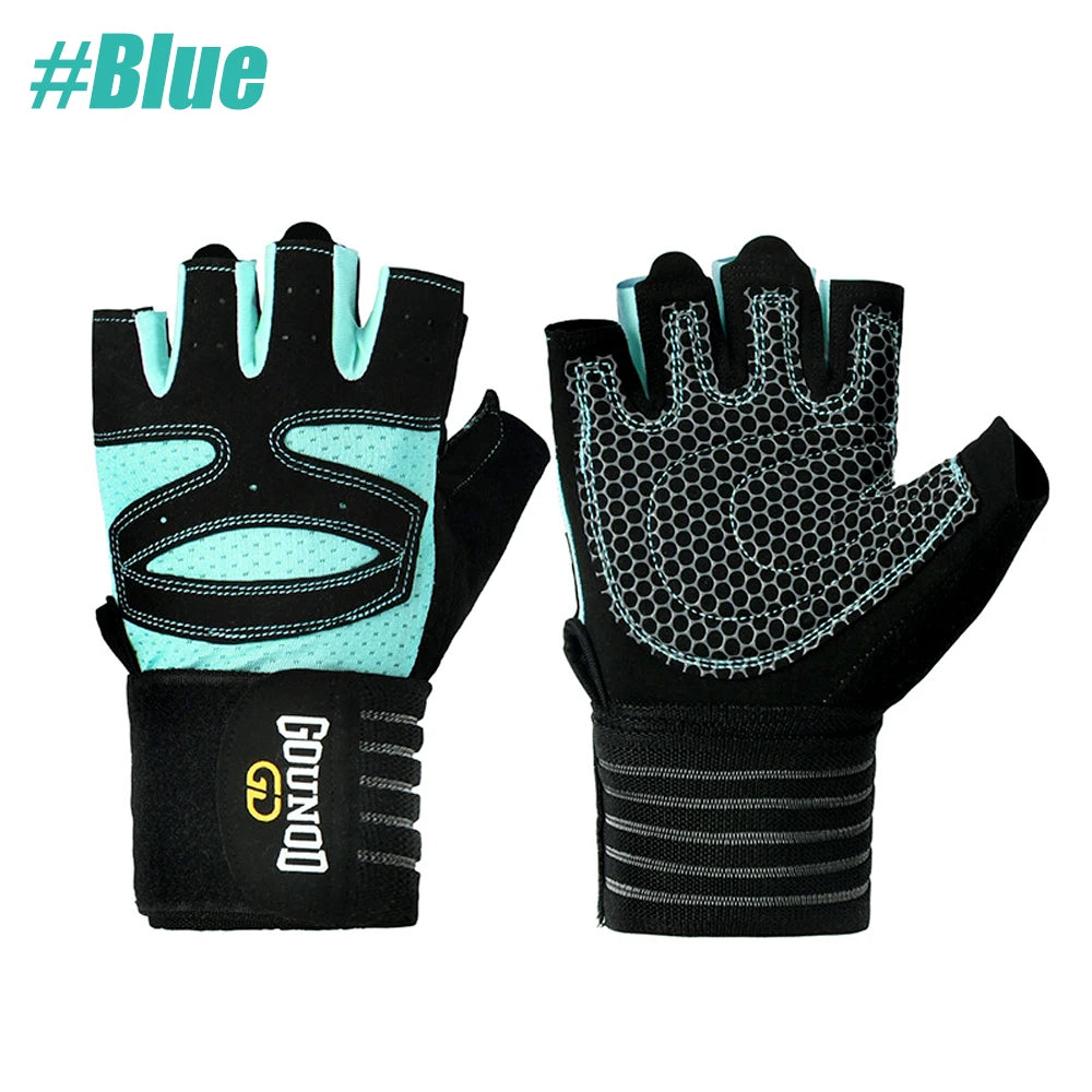 1Pair Workout Gloves for Men and Women.