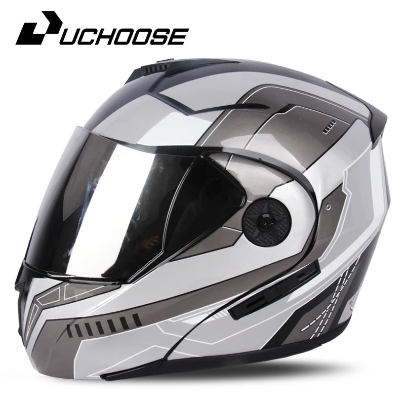 Unisex Racing Motobiker Flip Up Helmets.